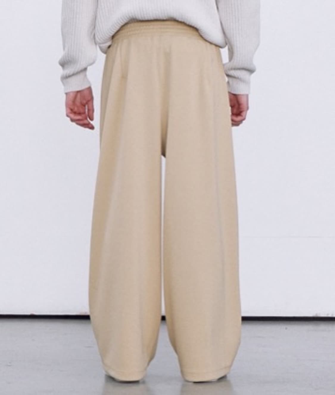 렉토 24SS 트리콧 팬츠 베이지 상품이미지2