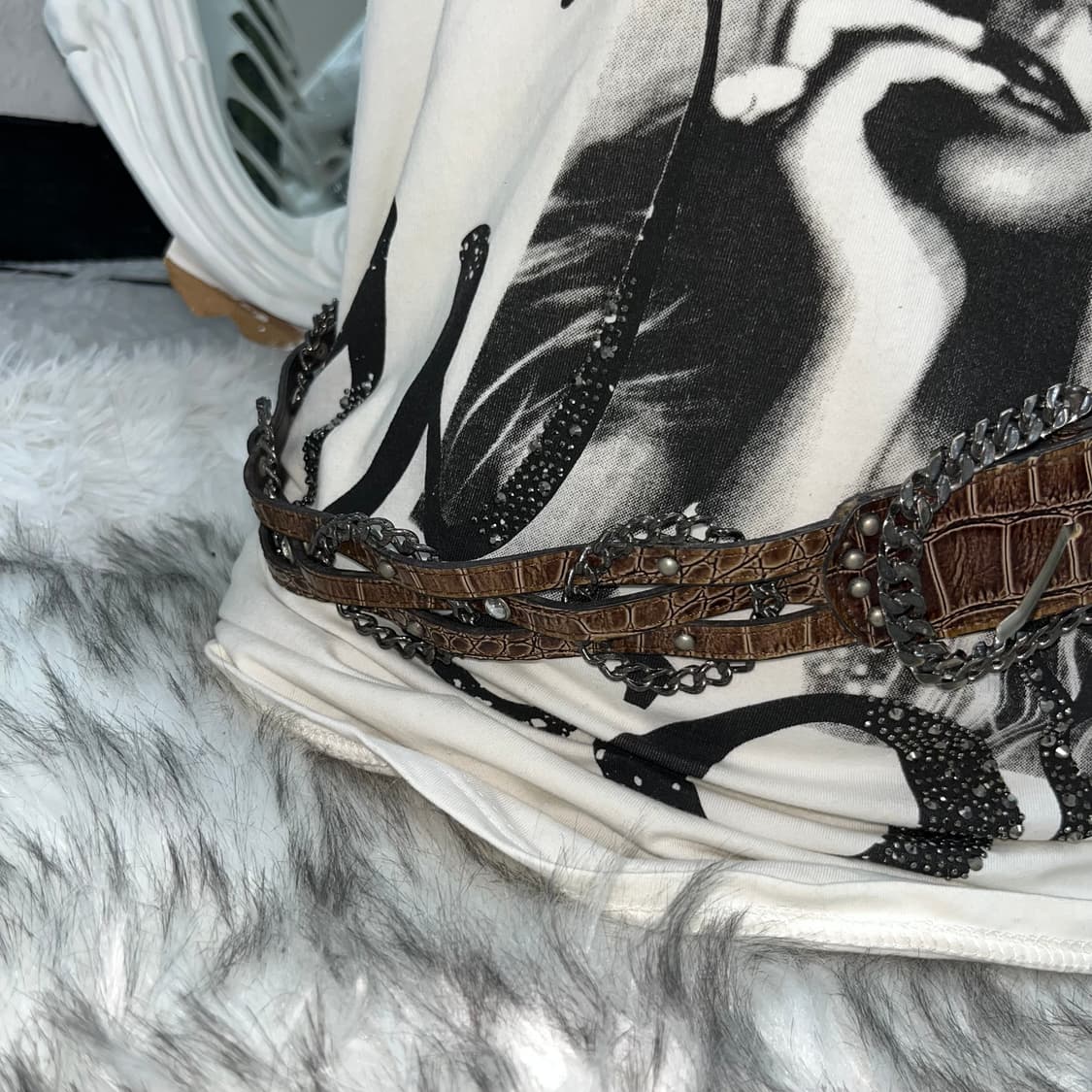 빈티지 브라운 파에톤 링 벨트 상품이미지6