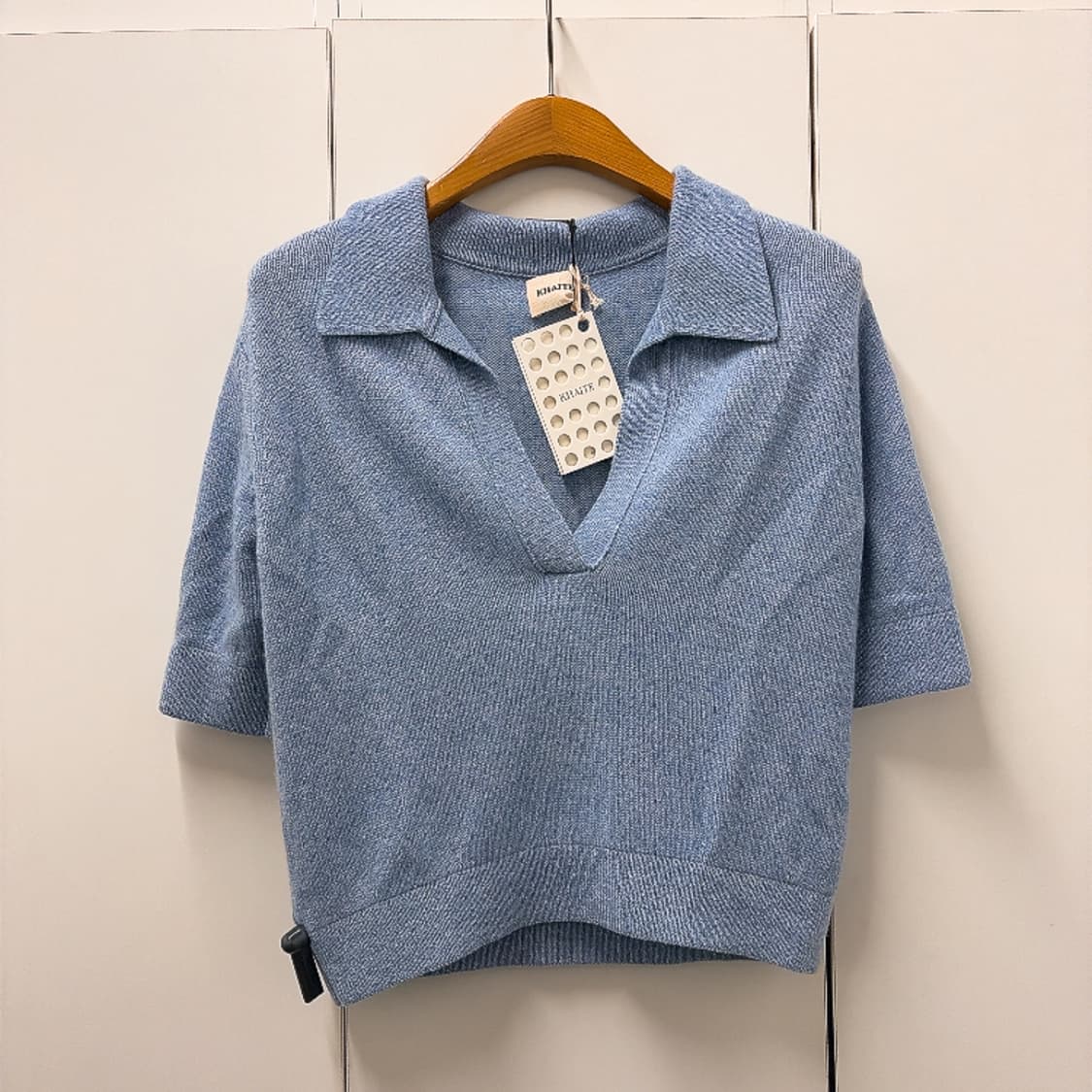 (정품/새상품) KHAITE 케이트 여성 캐시미어 폴로 니트 상품이미지1