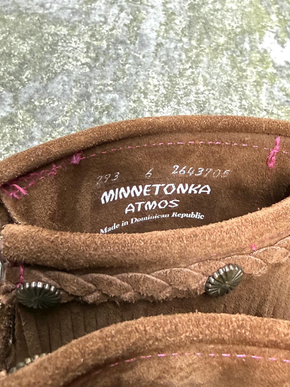 미네통카 X 아트모스 프린지 부츠 상품이미지7