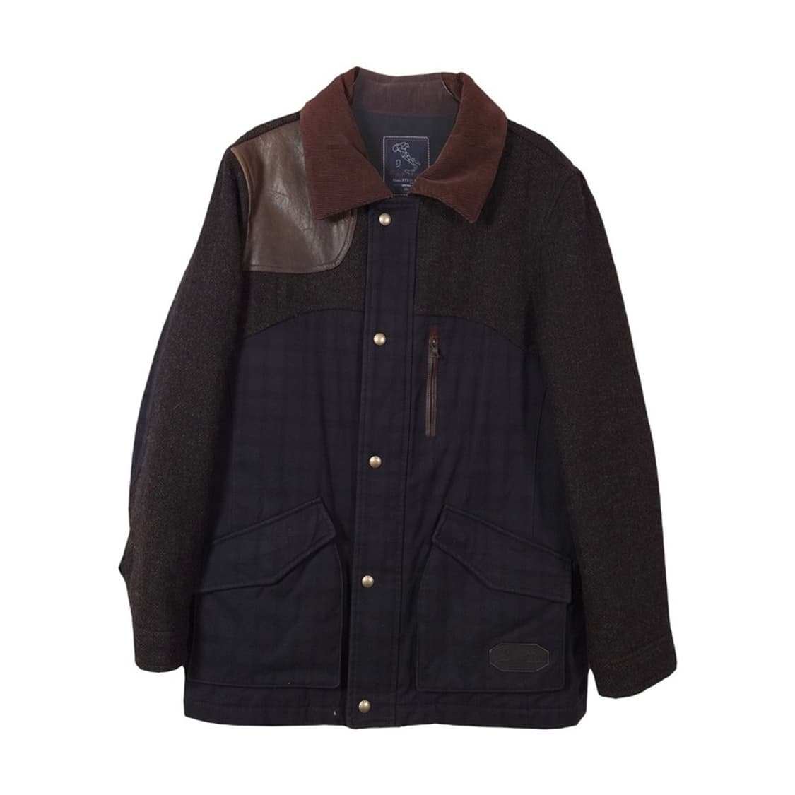 프랑코 페라로 피에몬테 레더 패치 헌팅 자켓 L 상품이미지1