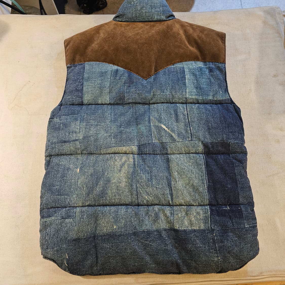S 폴로 데님엔서플라이 웨스턴 조끼베스트패딩 상품이미지4