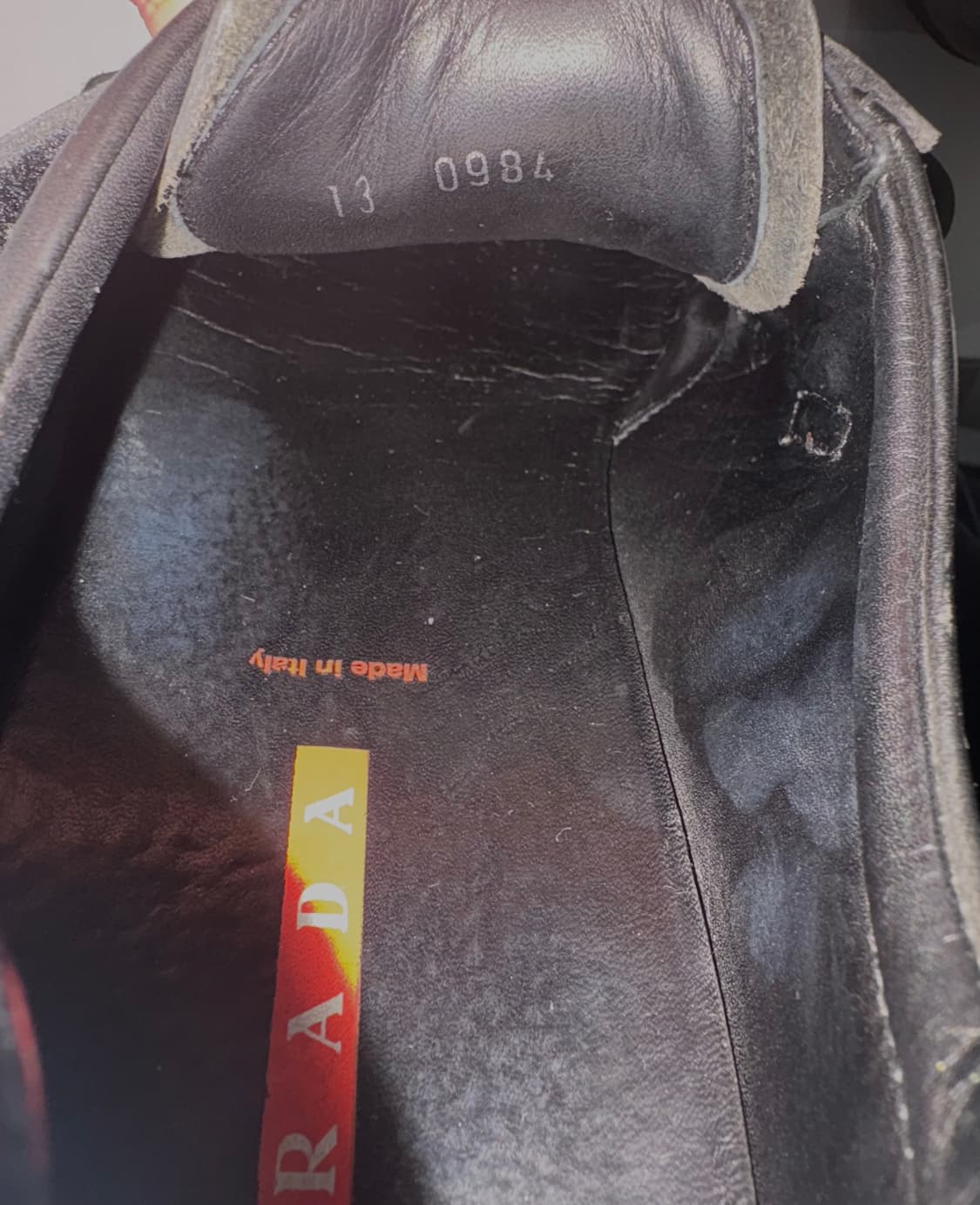 TTF✳️프라다 더블 스트랩 레더 스니커즈 상품이미지9