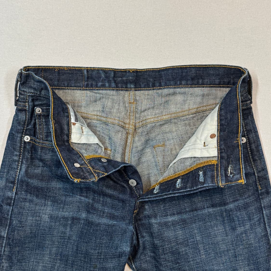 30inch) 리바이스 501 버튼플라이 진청 데님 청바지 상품이미지7
