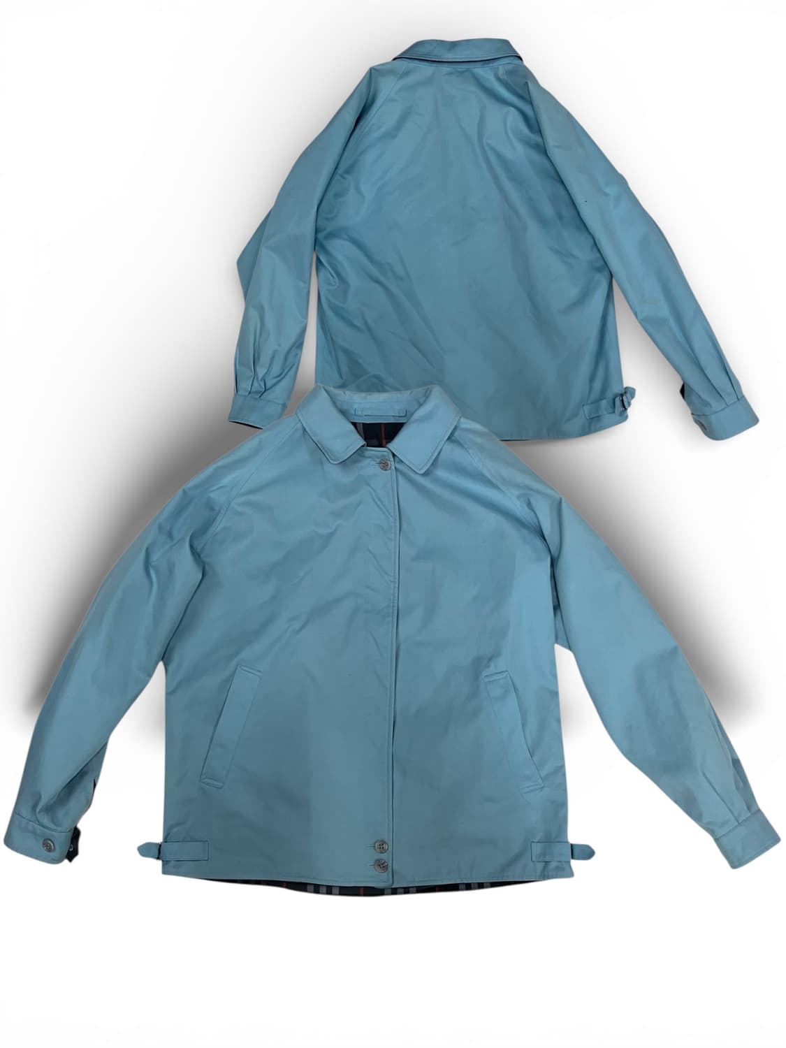 버버리 하늘색 바람막이 봄버 자켓 L 상품이미지1