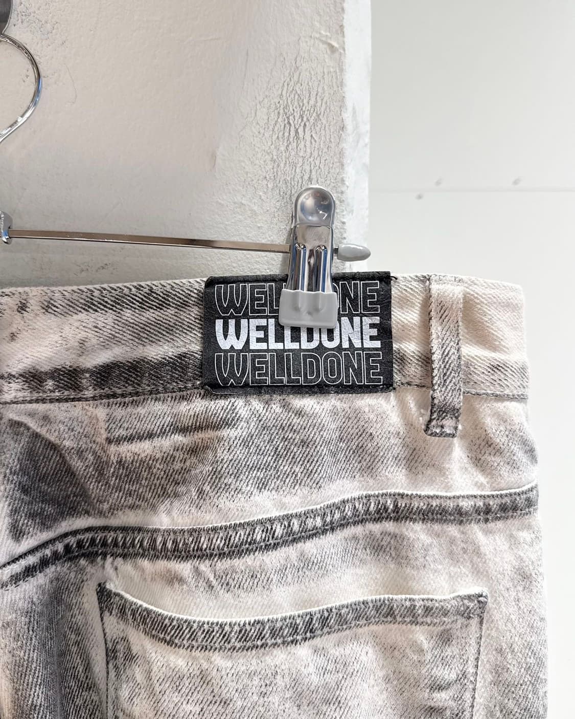 웰던 더티 워시 멀티 카고 데님 팬츠 상품이미지7