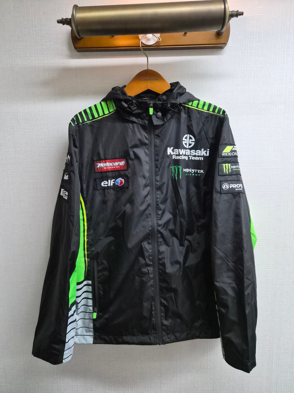 2XL/110) 가와사키 레이싱팀 바람막이 팝니다 상품이미지2