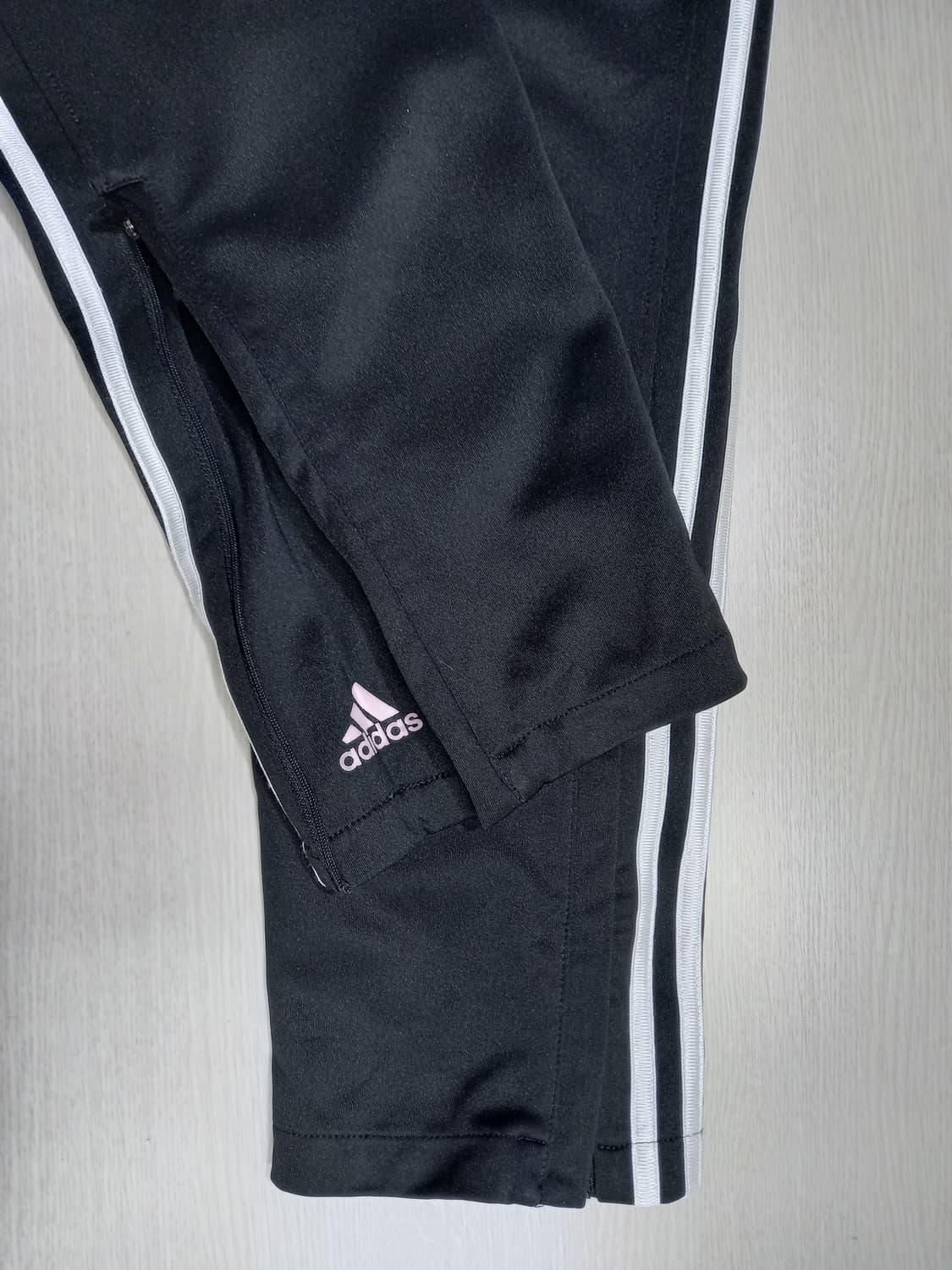 32 adidas 밴딩 스판 트레이닝하의 블랙 32-348 상품이미지5