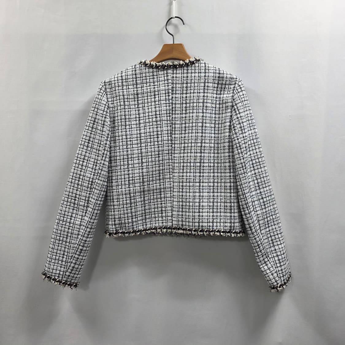 1780 MAYOON 메이윤 트위드 크롭 자켓 / 노카라 상품이미지2