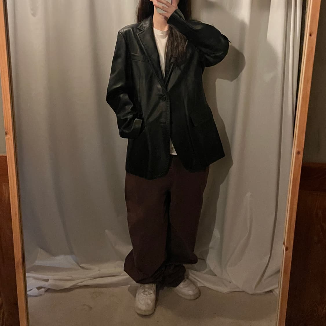 양가죽 블레이저 자켓 상품이미지4