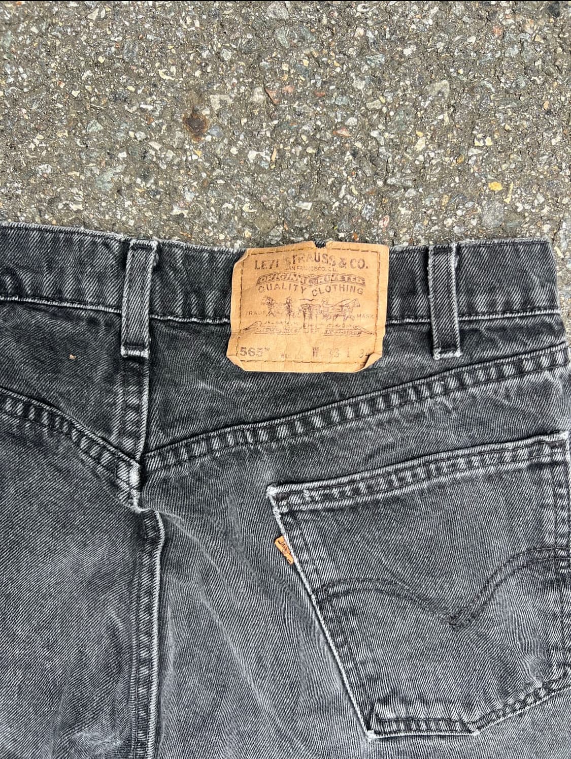 90s 빈티지 리바이스 565 오렌지탭 usa 33 상품이미지3