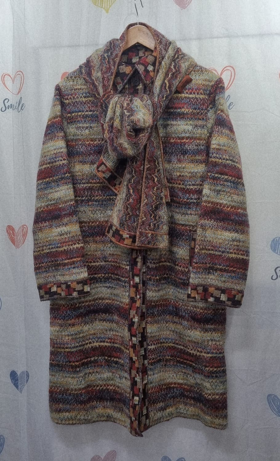 정품) 미쏘니  롱니트  머플러세트  상품이미지1