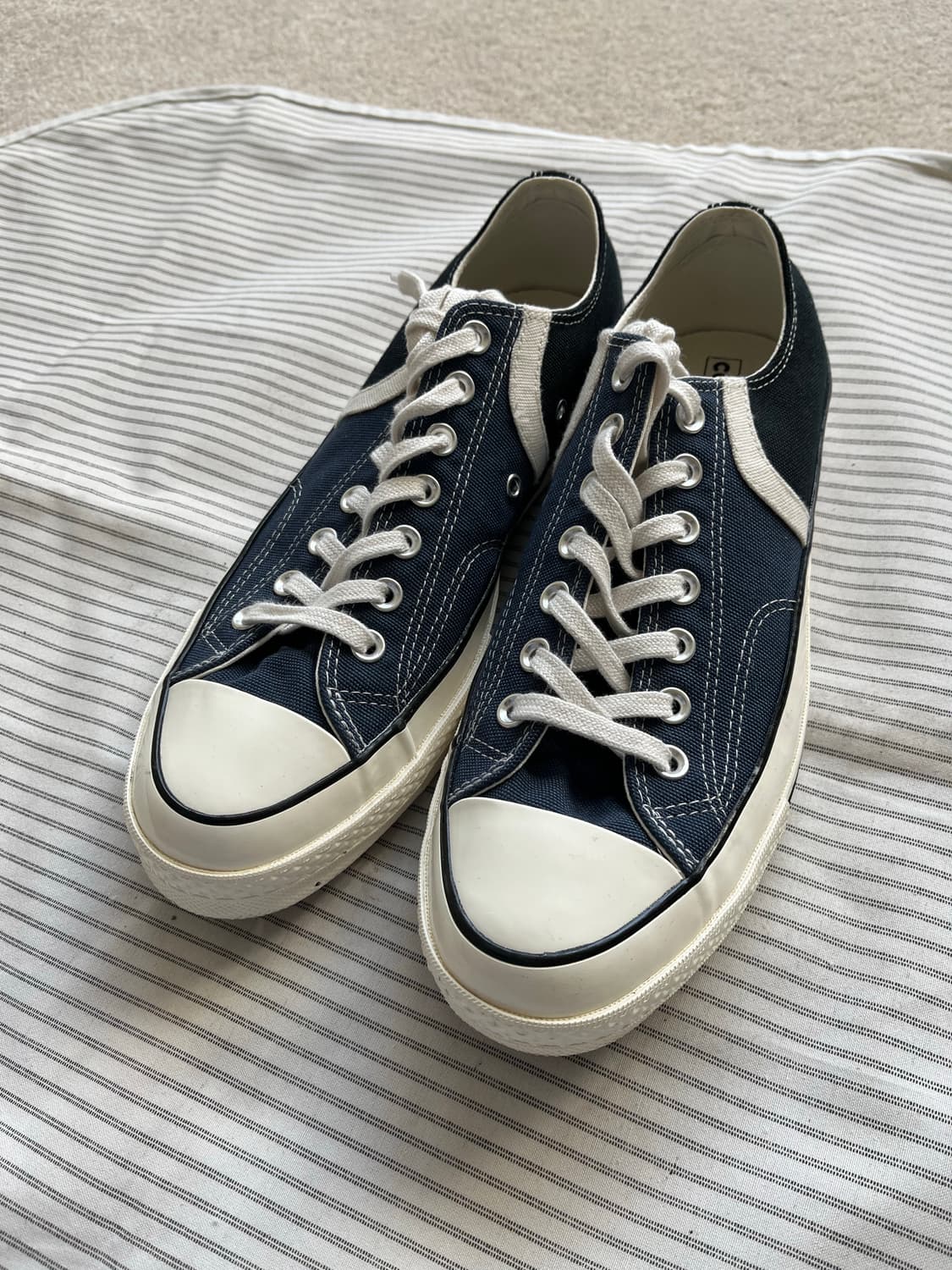 컨버스 척 테일러 All Star OX Navy (270) 상품이미지3