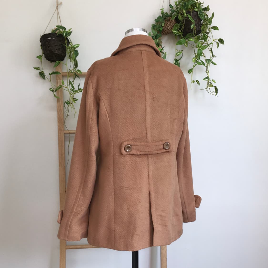 JPN/ 모리걸 라떼코트 브라운코트 더블코트 모리룩코트 상품이미지5