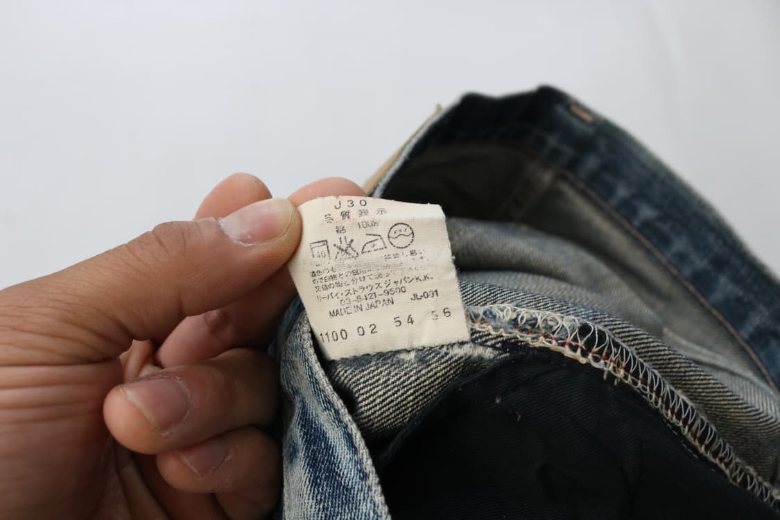일본 리바이스 워싱 데님진 상품이미지10