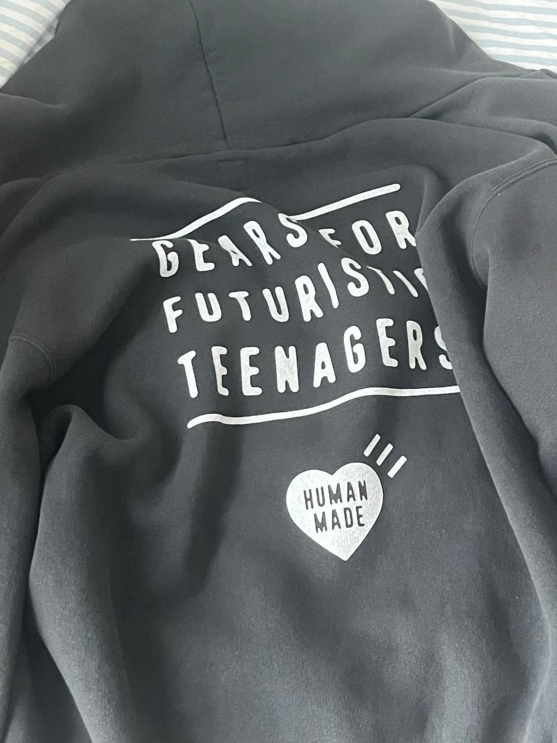 휴먼메이드 후드집업 블랙 상품이미지1