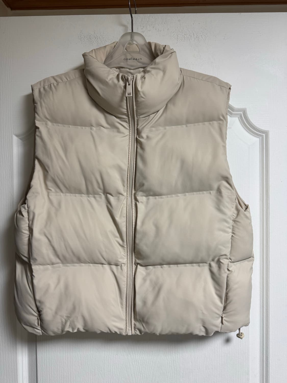 자라 여성 패딩조끼 아이보리m 상품이미지1