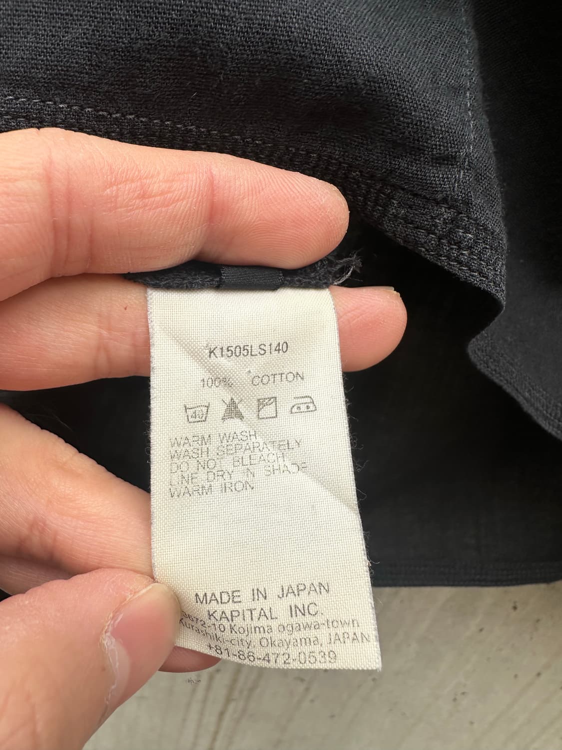 캐피탈 린넨 블라우스 상품이미지5