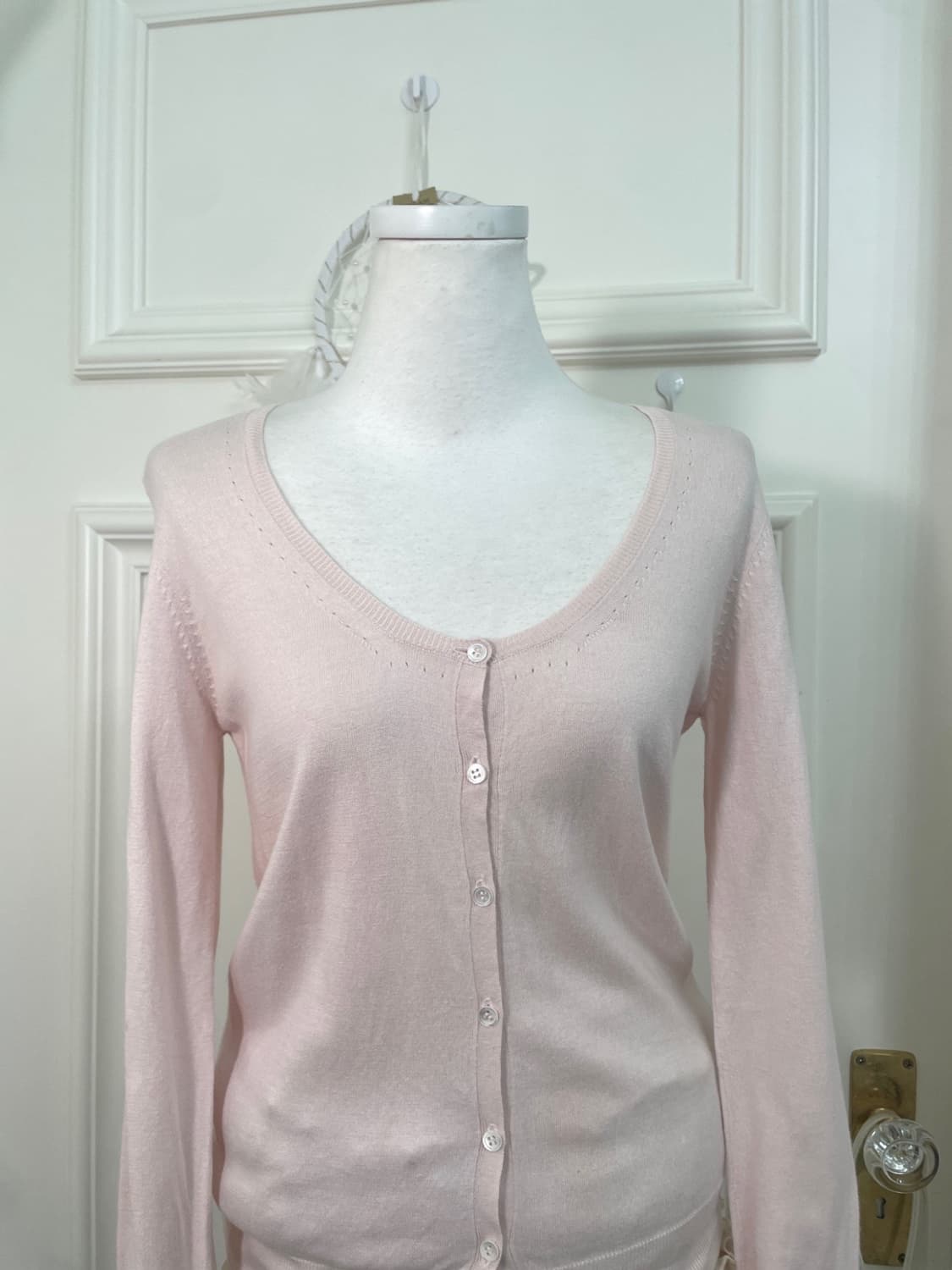 strawberry pink long sleeve cardigan 상품이미지5