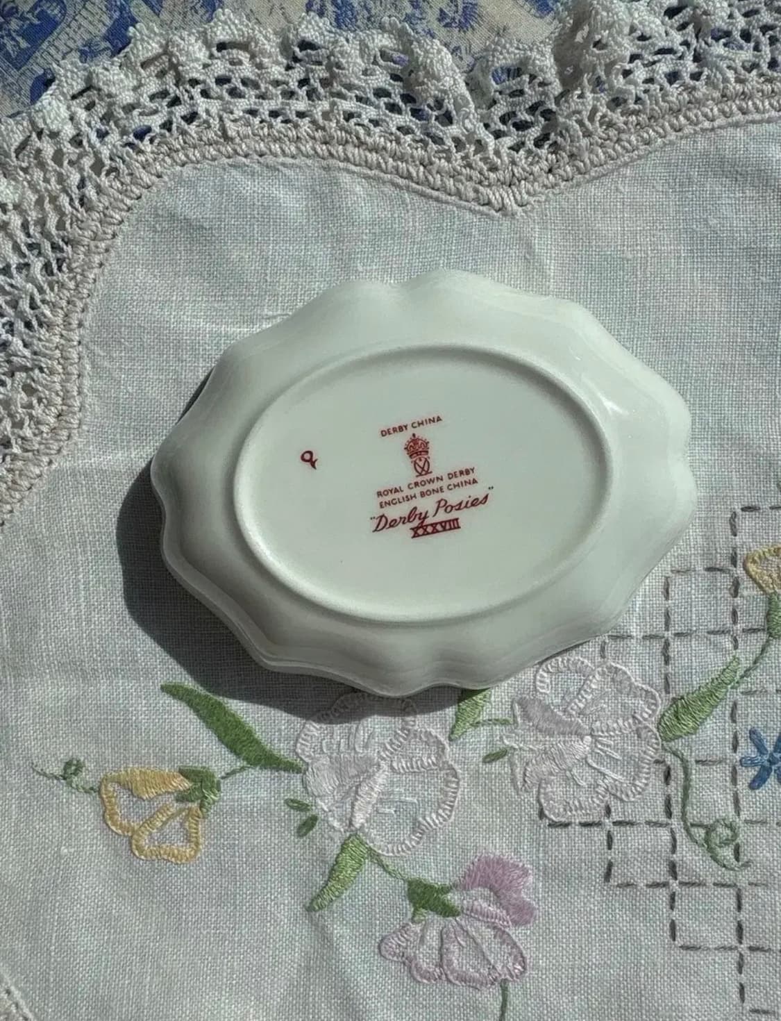 영국 빈티지 로얄크라운더비 포지스 미니볼&미니버터나이프 세트 상품이미지6