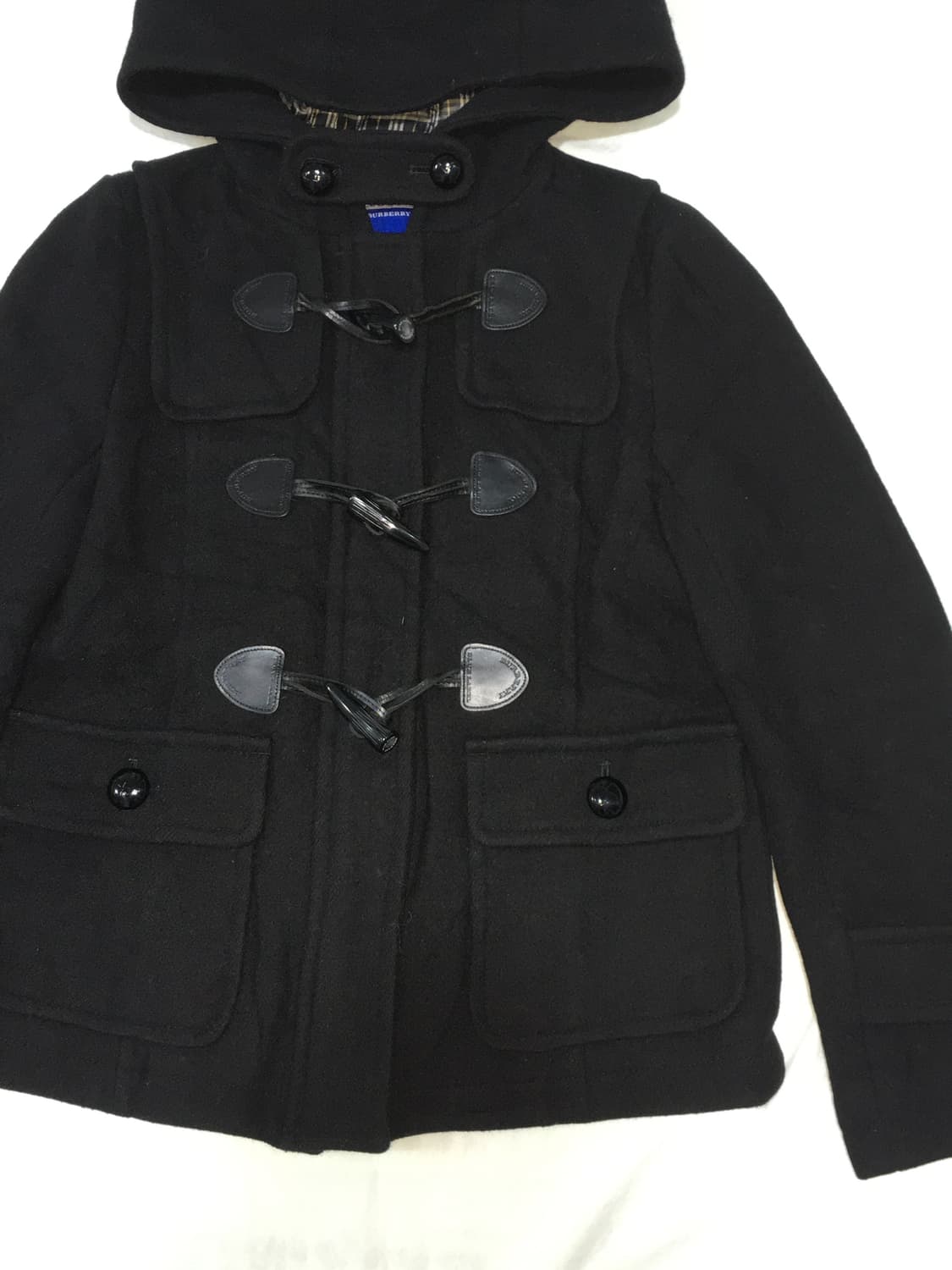 버버리 Burberry 블루라벨 블랙 떡볶이 코트 상품이미지3