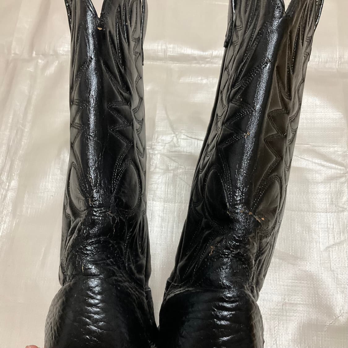 빈티지 웨스턴 부츠 블랙 270 상품이미지10