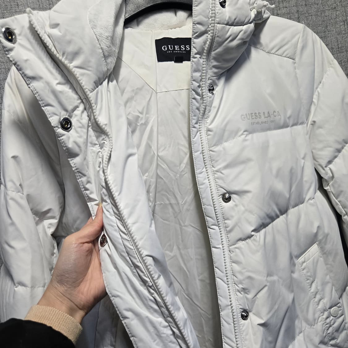 게스 여성 구스다운 롱패딩  상품이미지8