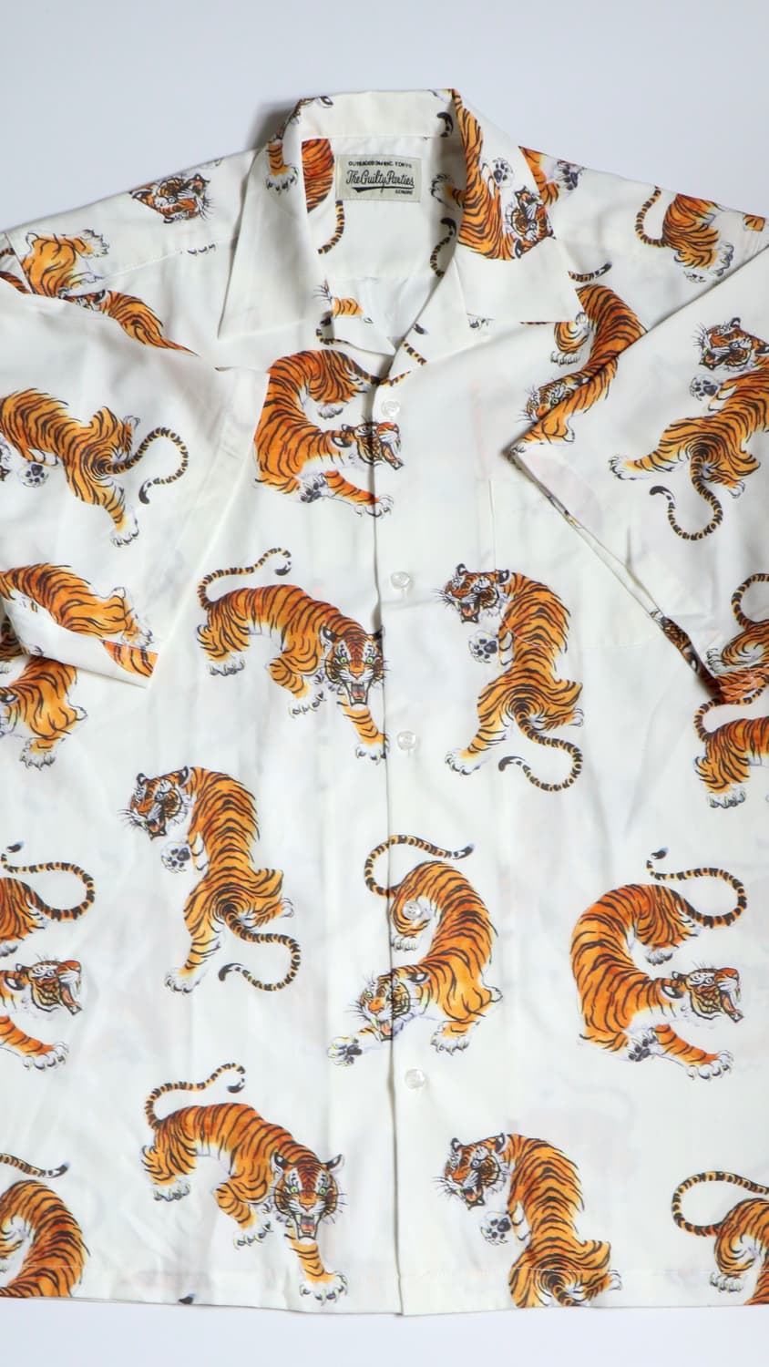 WACKO MARIA Tiger Hawaiian Shirt 상품이미지1