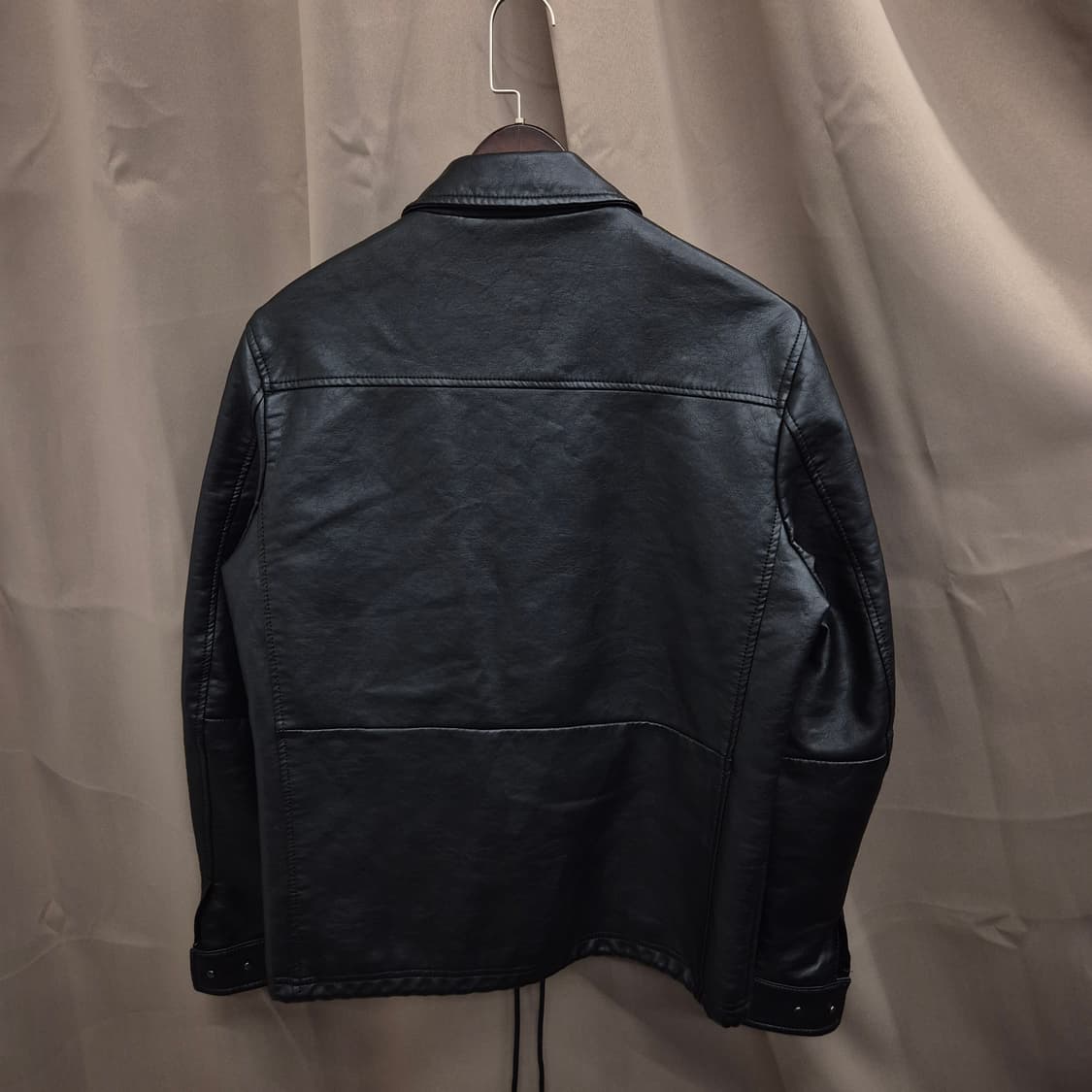 자라 레더 코치 자켓 S 상품이미지3