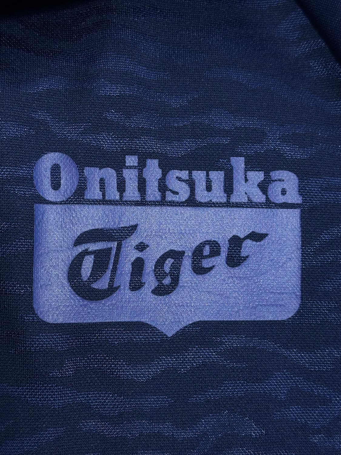 오니츠카타이거 타이거 카모 자수 져지 집업 자켓 상품이미지5