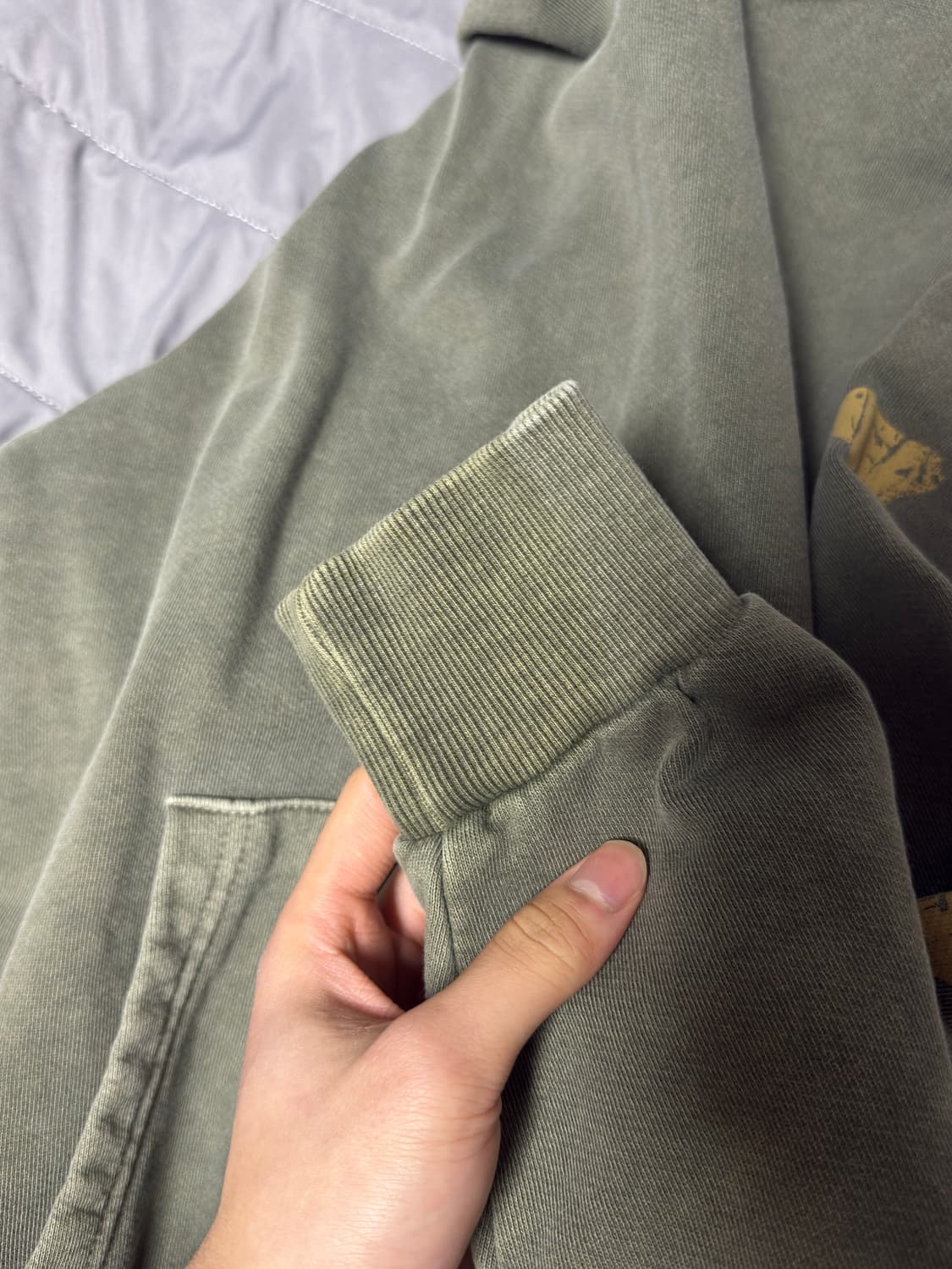 트레블 스켈레톤 후디티 더플 백 카키 xl 상품이미지5