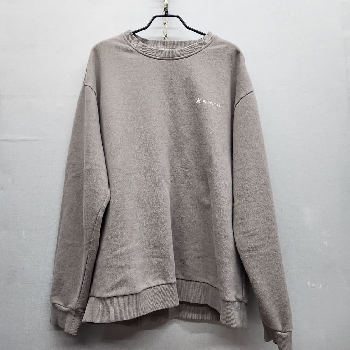 스노우피크 백 빅로고 맨투맨 100(XL) 상품이미지1