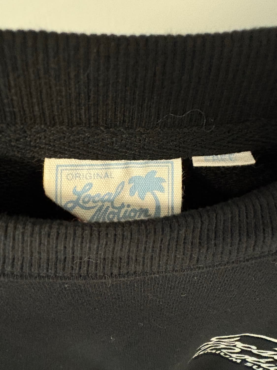 LOCAL MOTION black sweatshirt 상품이미지5