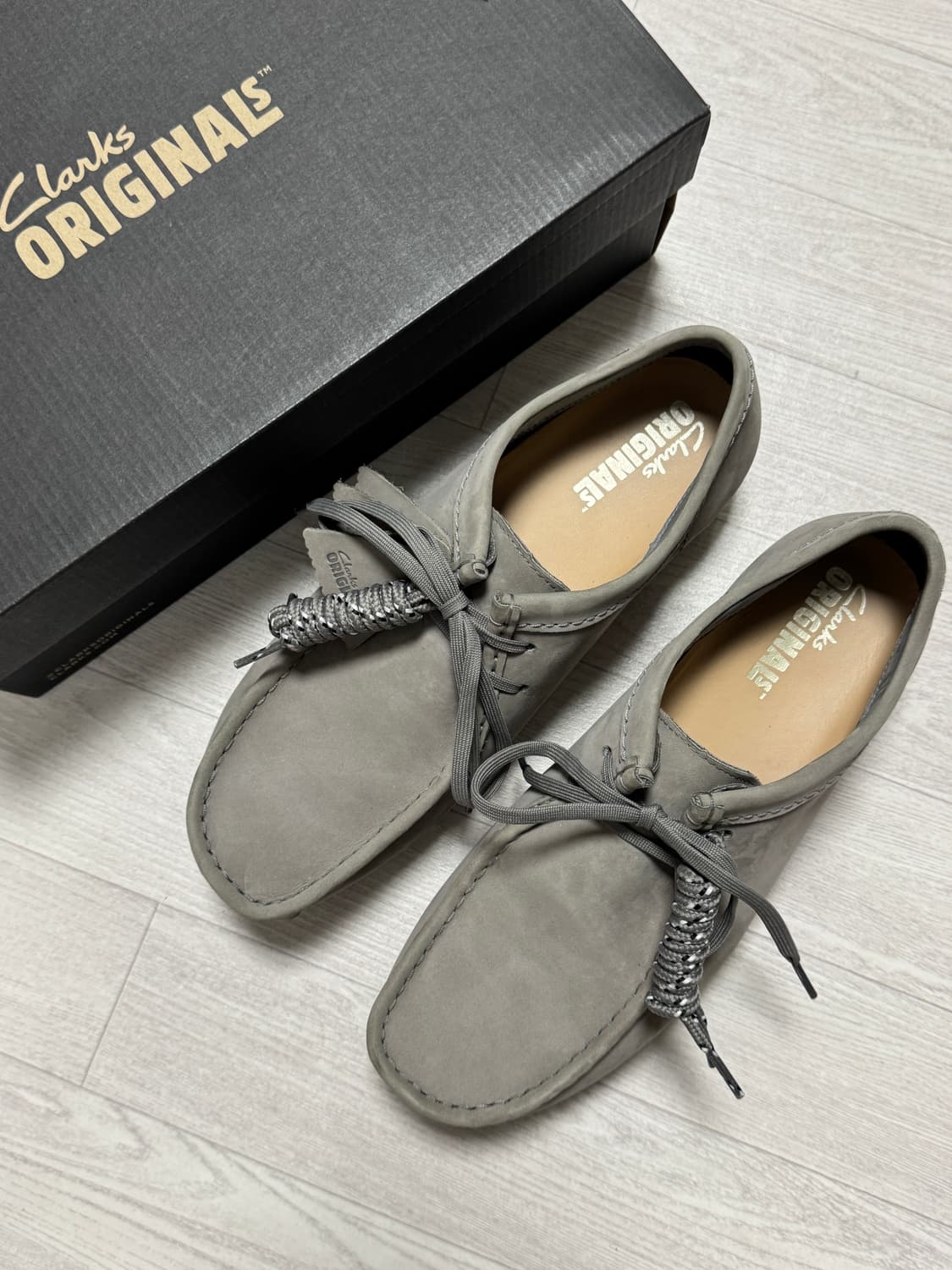 클락스 왈라비 GTX 그레이 누벅 270 상품이미지1