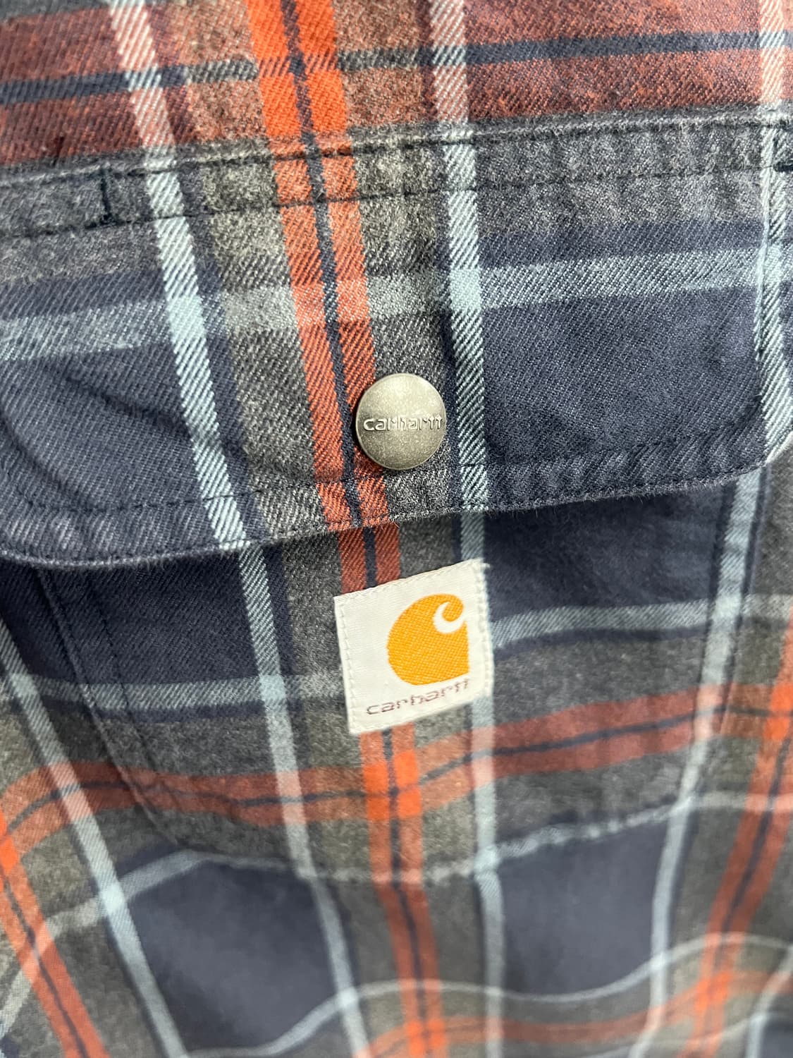 Carhartt 칼하트 허바드 셰르파 플란넬 셔츠 자켓 상품이미지4