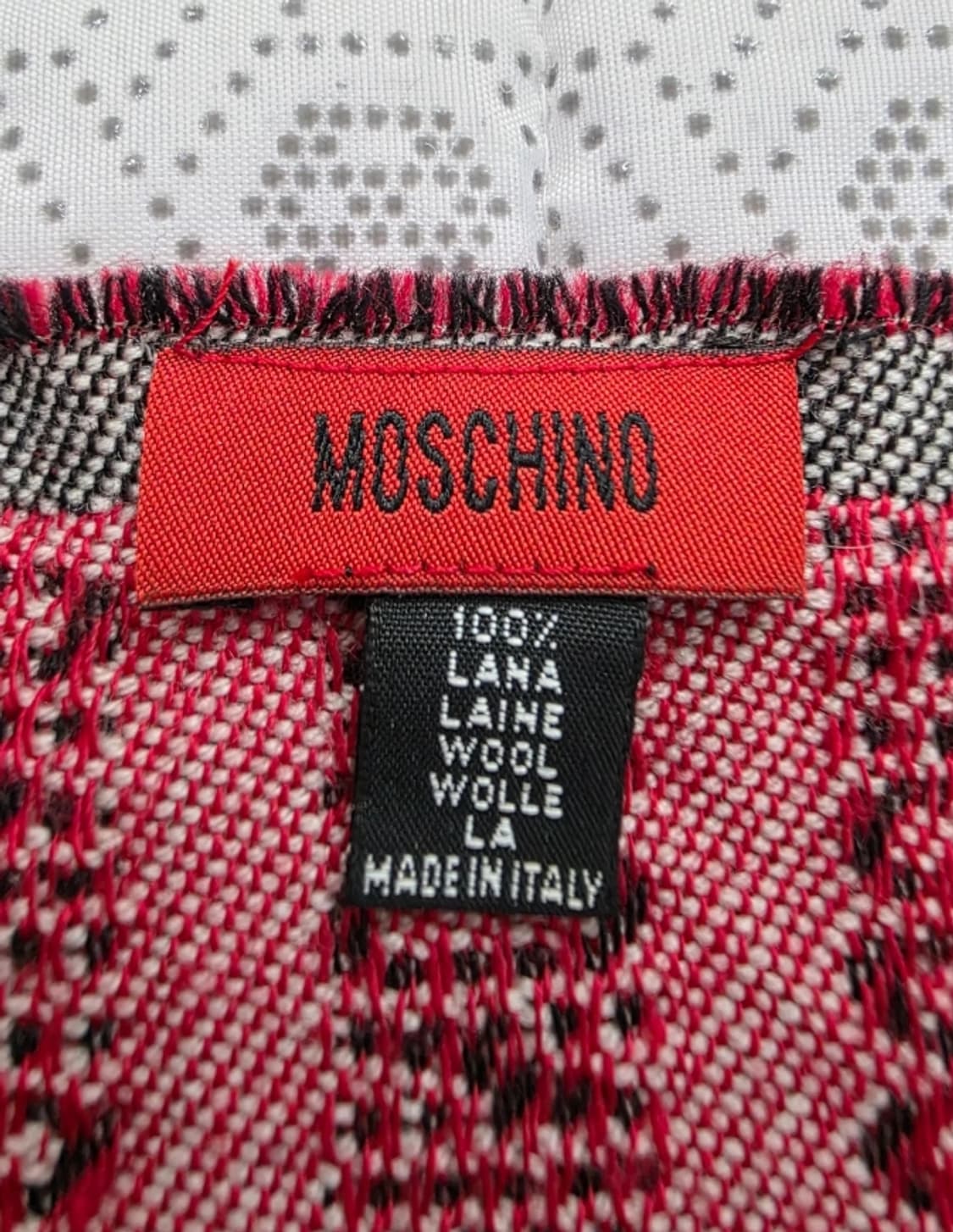 모스키노 모노그램 울 머플러 상품이미지6