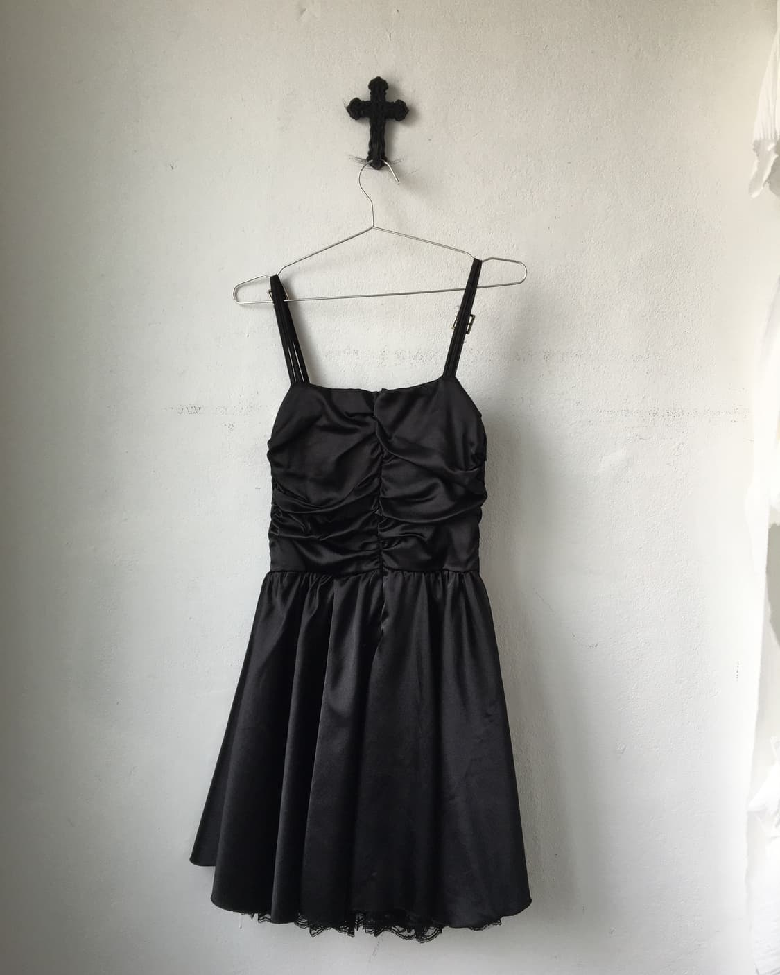Glossy shirring dress 상품이미지2