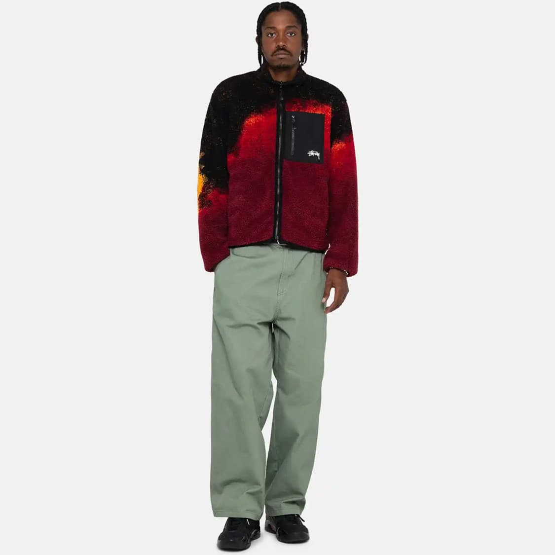 새상품 스투시 쉐르파 리버시블 자켓 후리스 상품이미지8