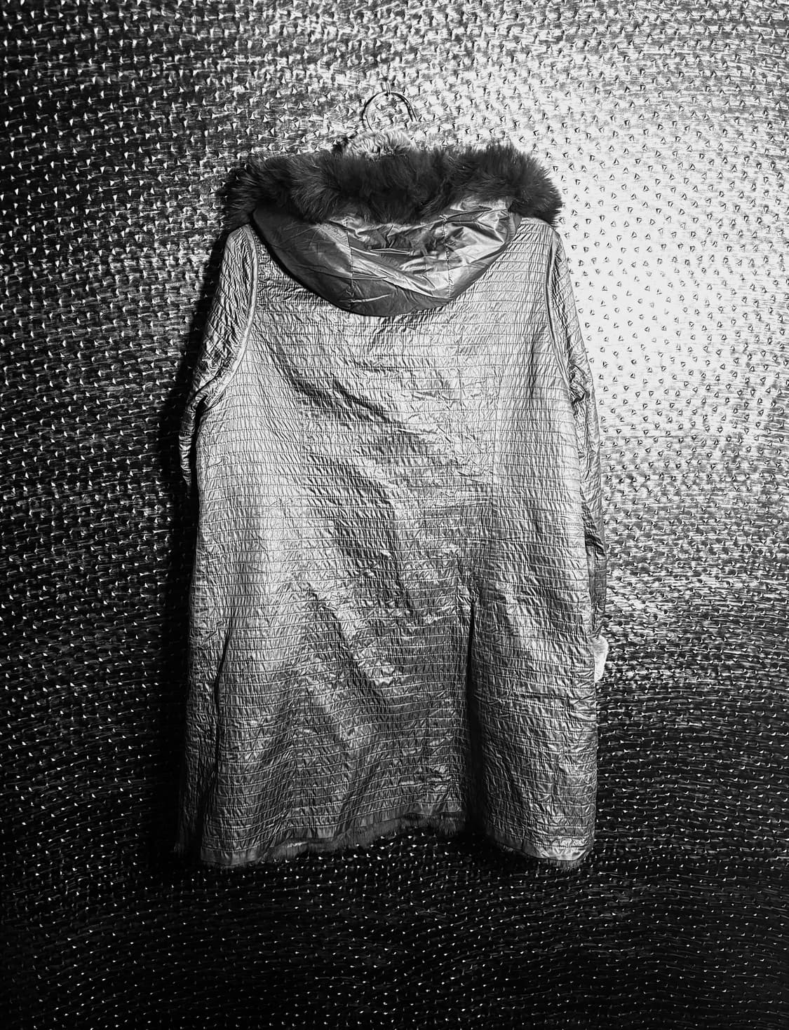 Arboirent 플리츠 퍼 트리밍 코트 상품이미지3