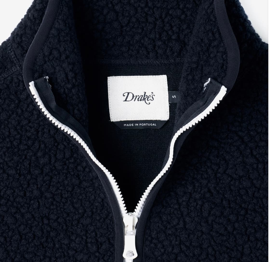 (새상품) 드레익스 플리스 네이비 상품이미지4