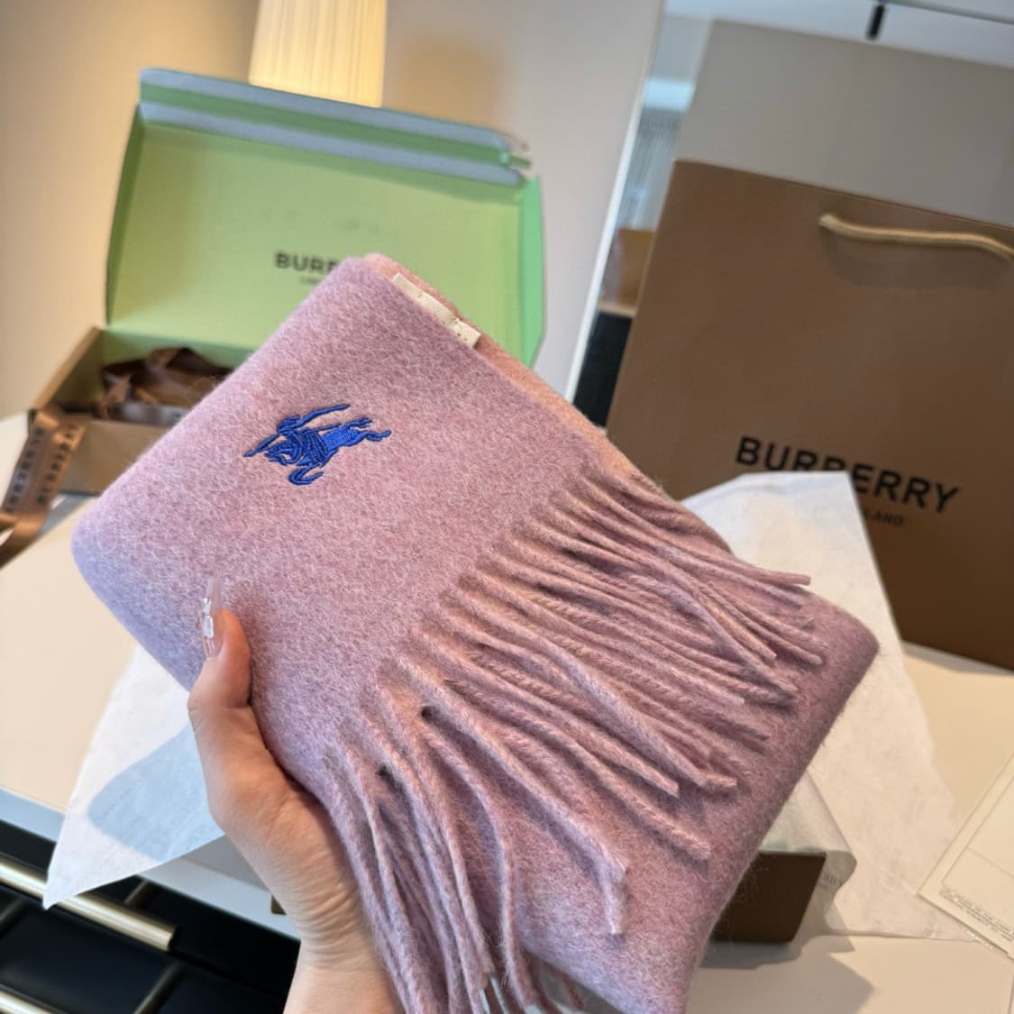 버버리 리버서블 스카프 100% 램스울
 상품이미지2