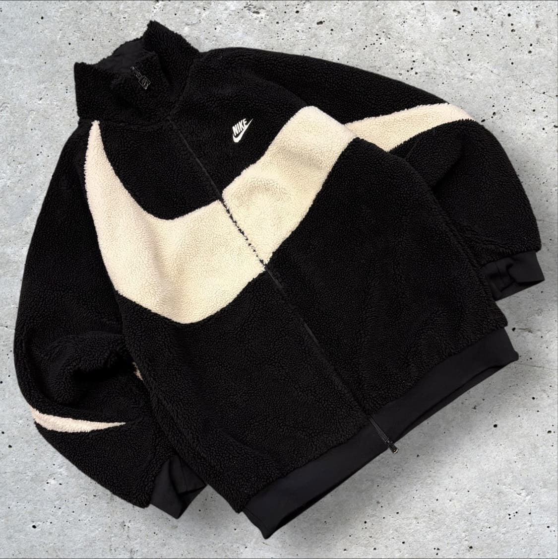 [2XL] 나이키 빅스우시 리버시블 플리스 자켓 블랙 C46 상품이미지1