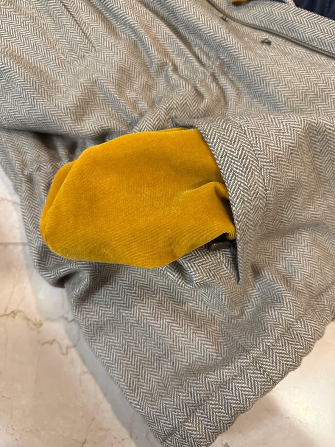 로로피아나 아이서 자켓 캐시미어 해링본 상품이미지7