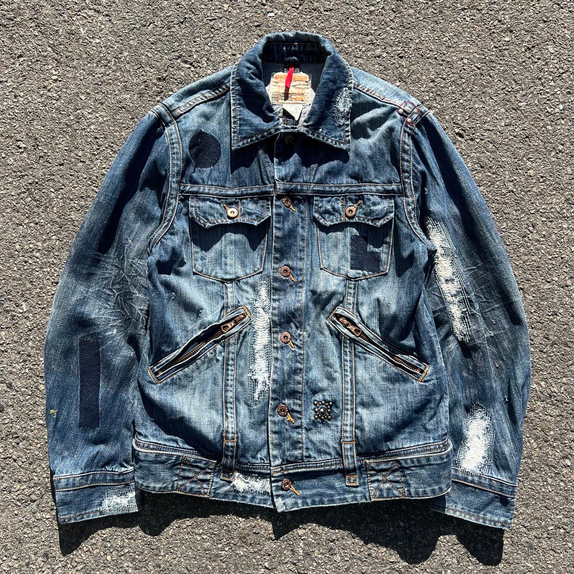 Parasuco 보로 웨스턴 데님 자켓 상품이미지1