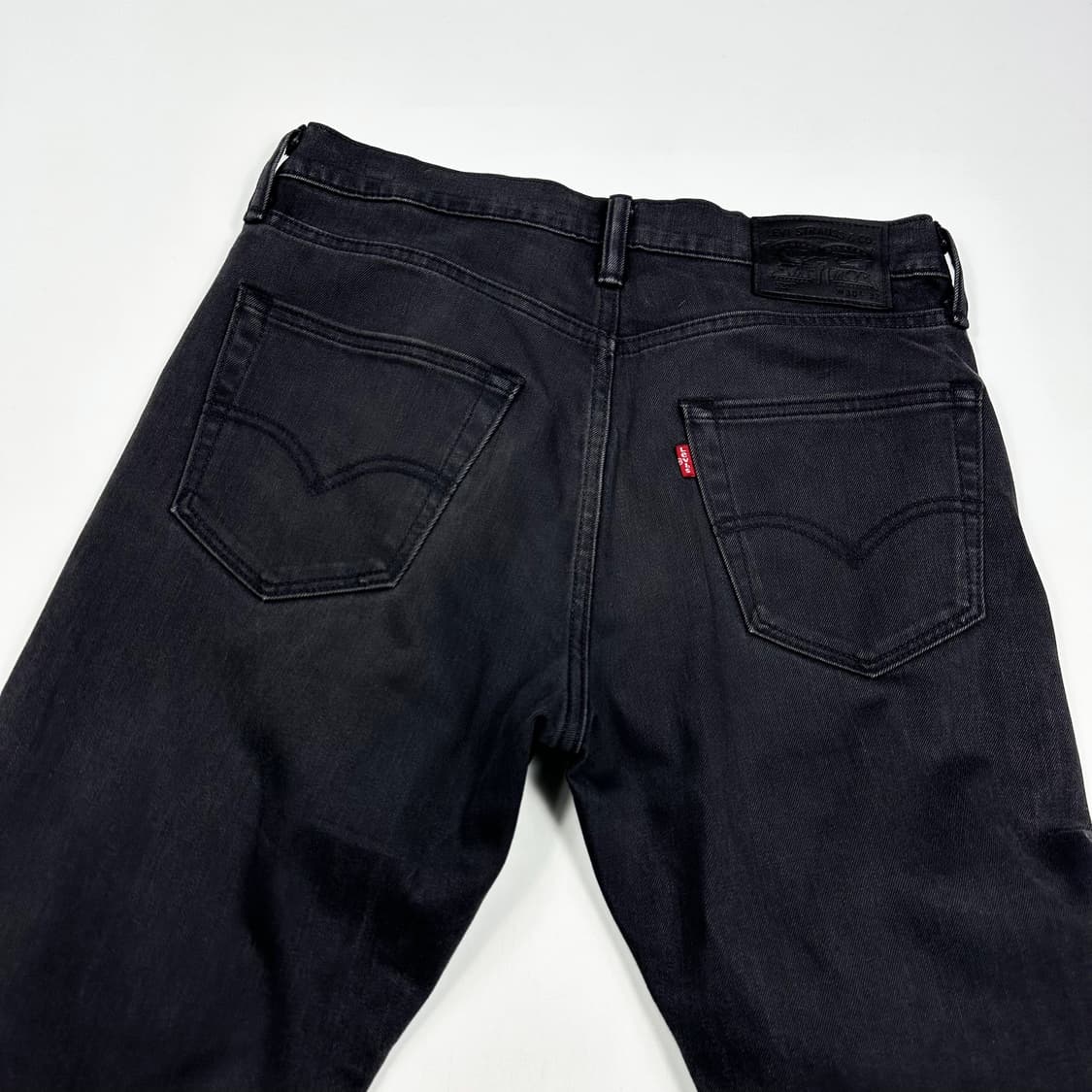 리바이스 522 오리지널 흑청 블랙진 데님 팬츠 (30인치) 상품이미지5