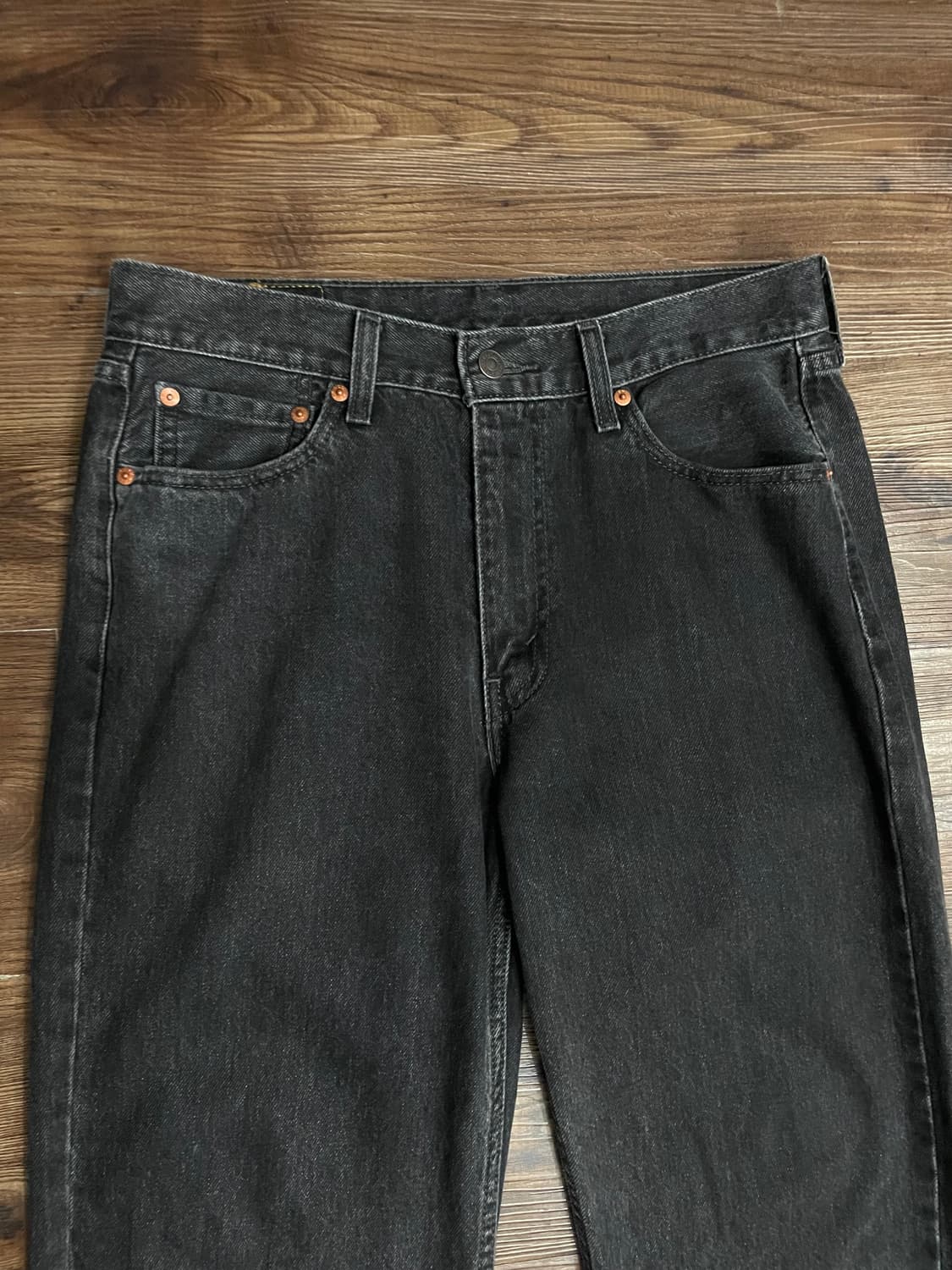 리바이스 565 97 흑청 데님 팬츠 상품이미지3