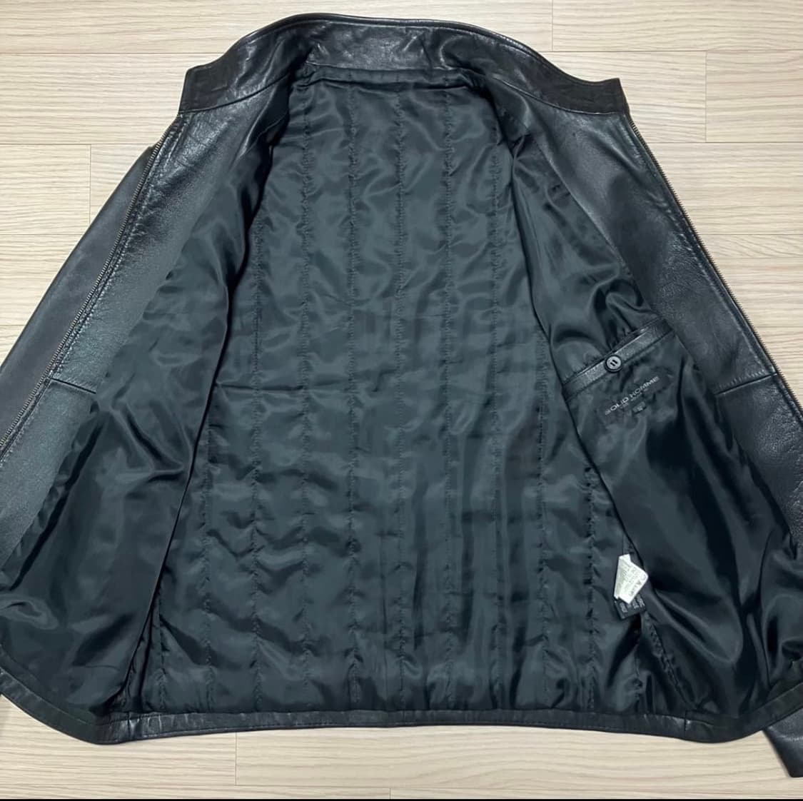 [솔리드옴므] 우영미 이태리 램스킨 양가죽 자켓 블랙 Mens XL · 상품이미지7