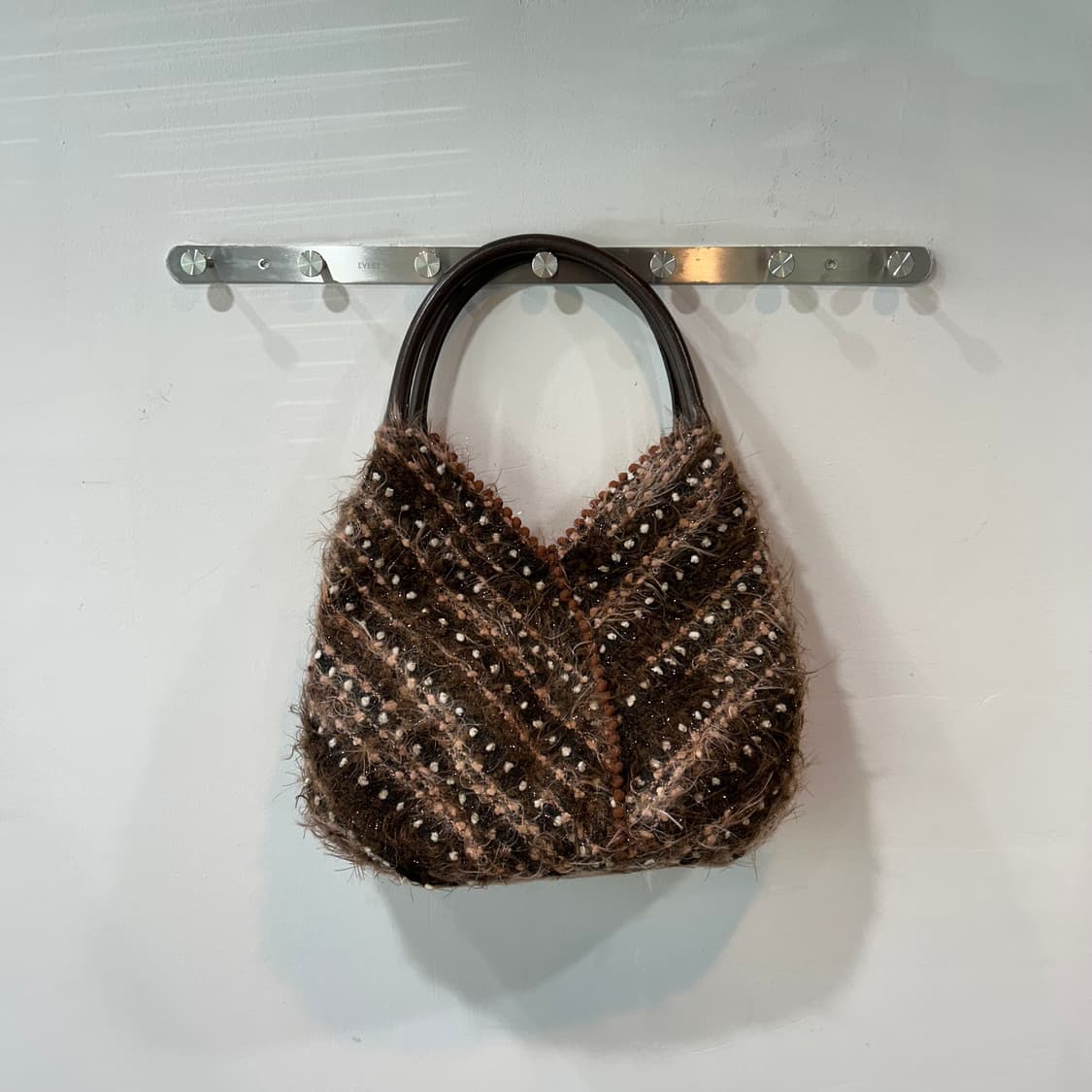 빈티지 브라운 히피 숄더백 상품이미지1