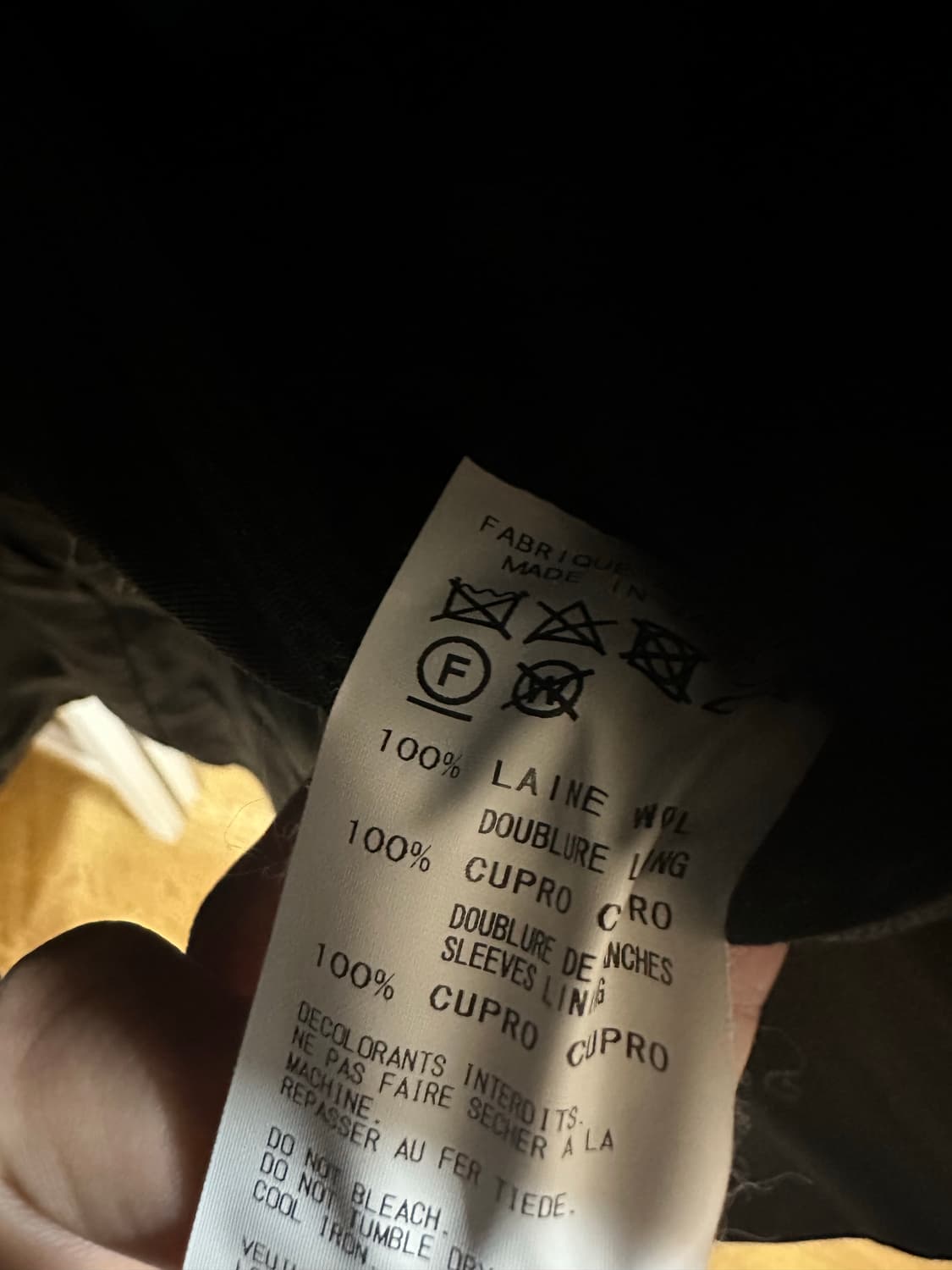 요지 야마모토 린넨 수트 자켓 사이즈 2 바지 3 상품이미지4