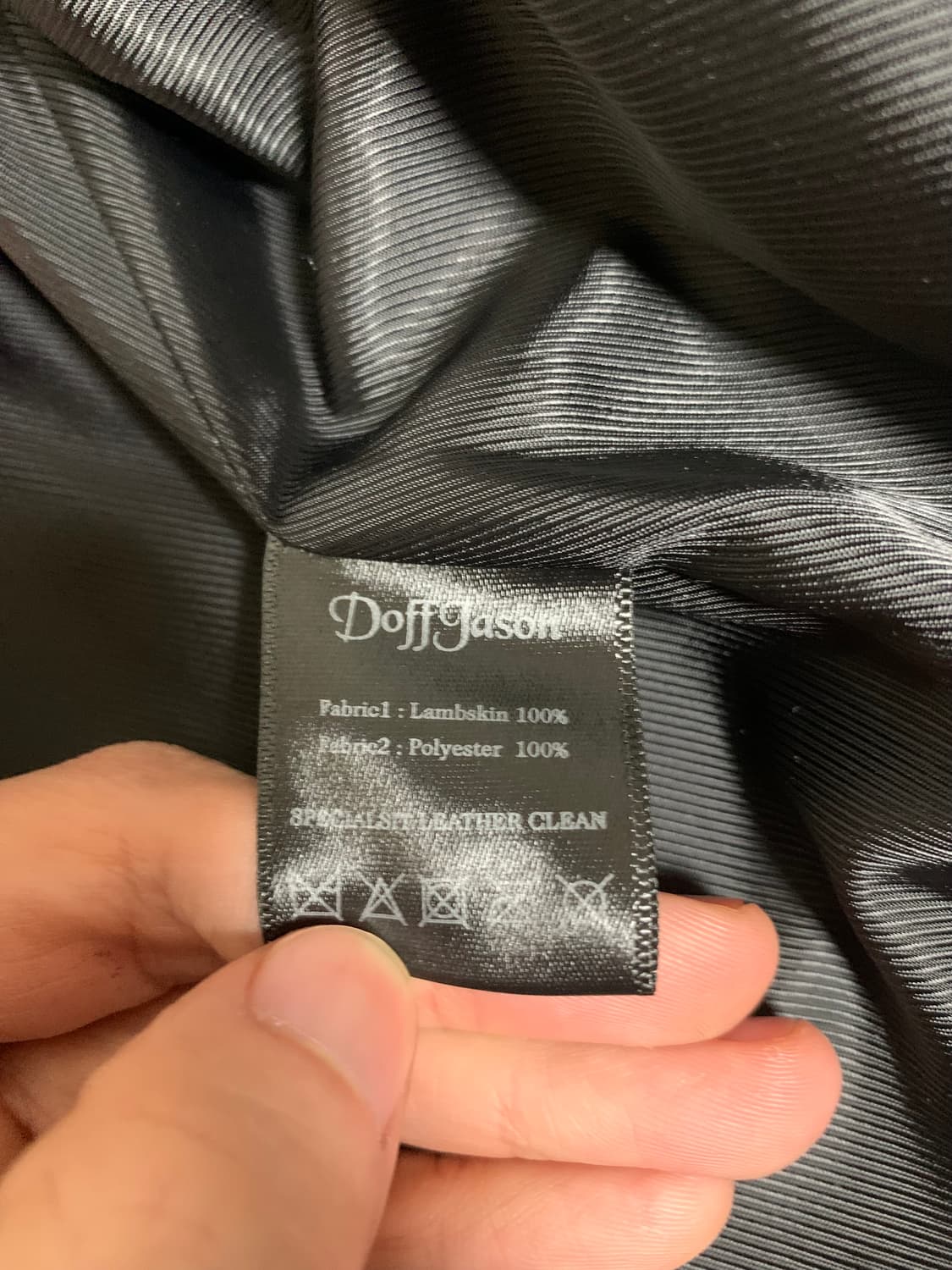 도프제이슨 양가죽 더블라이더 자켓 상품이미지5